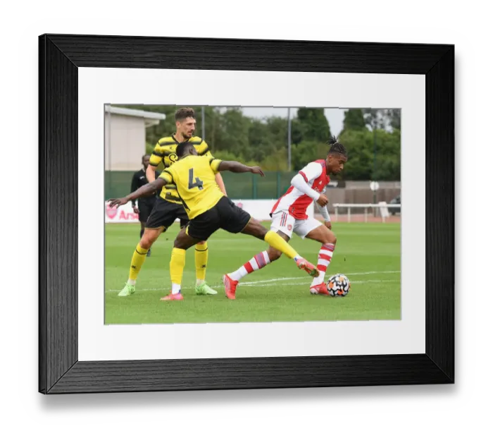Framed Print : Arsenal's Reiss Nelson Steals the Show: Arsenal 1-1 Watford (Pre-Season 2021-22) Framed Print : Arsenal's Reiss Nelson Steals the Show: Arsenal 1-1 Watford (Pre-Season 2021-22)