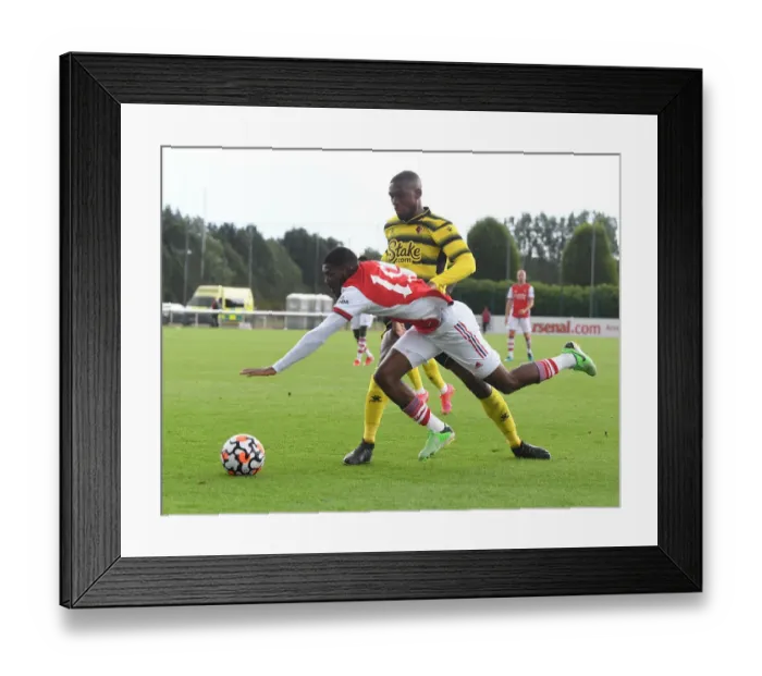 Framed Print : Arsenal's Ainsley Maitland-Niles in Pre-Season Action Against Watford