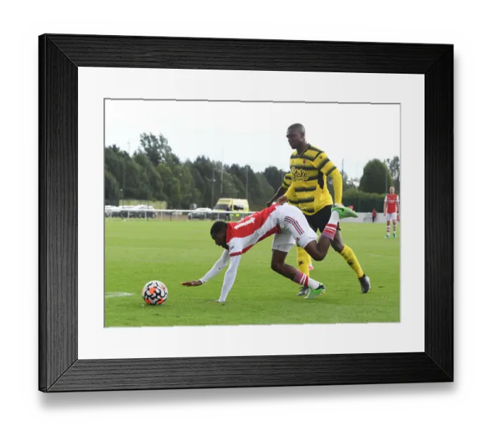 Framed Print : Arsenal's Ainsley Maitland-Niles Shines in Pre-Season Clash Against Watford Framed Print : Arsenal's Ainsley Maitland-Niles Shines in Pre-Season Clash Against Watford