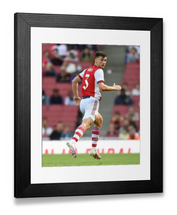 Framed Print : Arsenal's Unyielding Tierney Shines in Pre-Season Showdown Against Chelsea