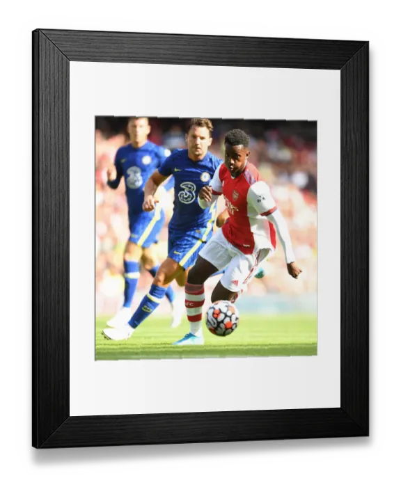 Framed Print : Clash of Titans: Arsenal vs Chelsea at Emirates Stadium