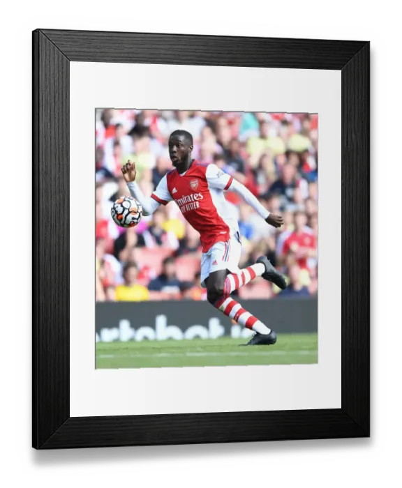 Framed Print : Pepe's Unyielding Spirit: Arsenal vs Chelsea Clash at Emirates Stadium (Pre-Season Friendly 2021-22) Framed Print : Pepe's Unyielding Spirit: Arsenal vs Chelsea Clash at Emirates Stadium (Pre-Season Friendly 2021-22)