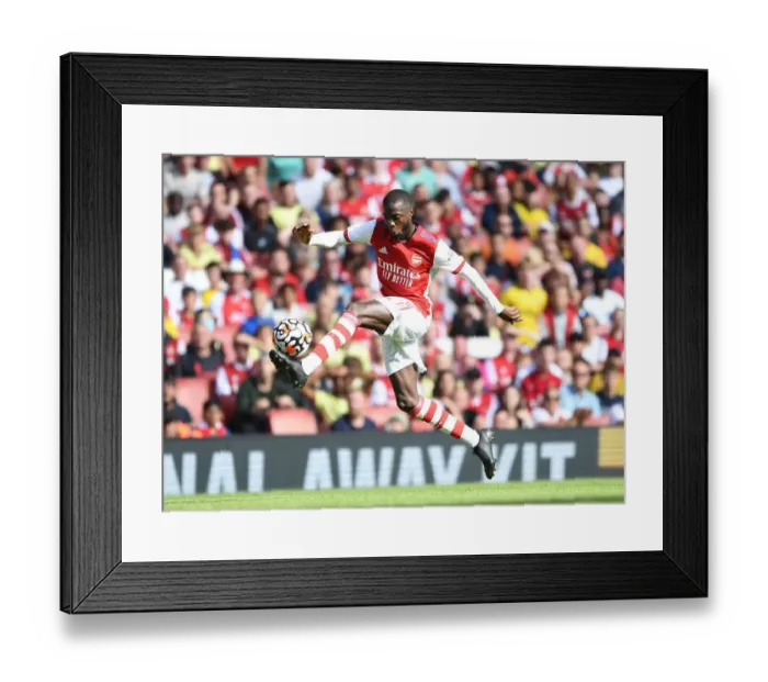 Framed Print : Arsenal vs Chelsea: Pepe's Determination in The Mind Series - Pre-Season Clash at Emirates Stadium Framed Print : Arsenal vs Chelsea: Pepe's Determination in The Mind Series - Pre-Season Clash at Emirates Stadium