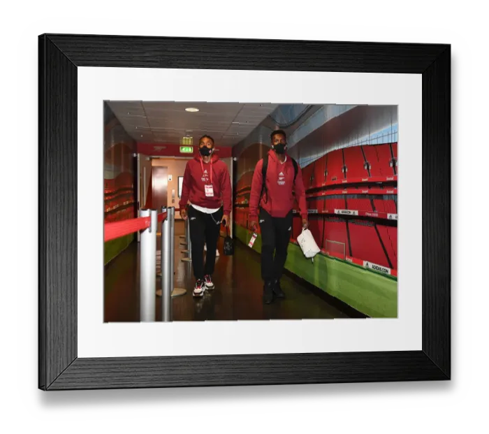 Framed Print : Arsenal FC: The Minds of Nelson and Nketiah Prepare for Arsenal v Chelsea Showdown Framed Print : Arsenal FC: The Minds of Nelson and Nketiah Prepare for Arsenal v Chelsea Showdown