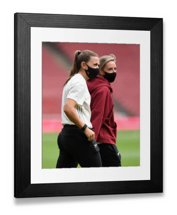 Framed Print : Arsenal v Chelsea - Women Pre Season Friendly