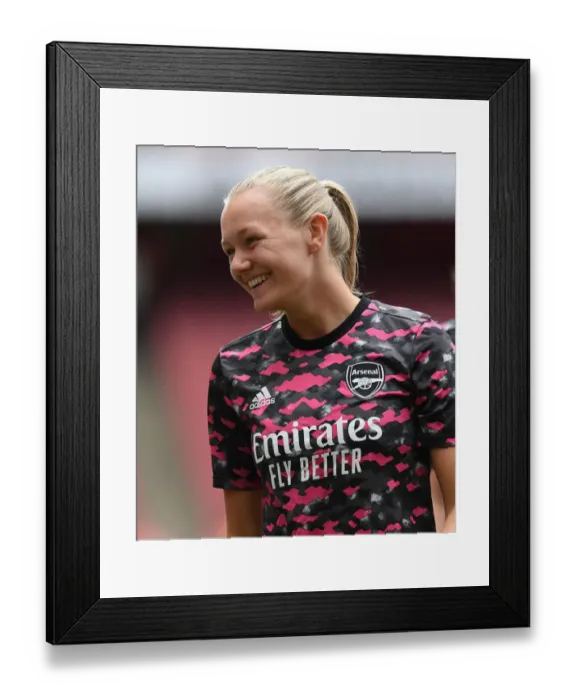 Framed Print : Arsenal Women vs Chelsea Women: Frida Maanum Pre-Season Training at Emirates Stadium