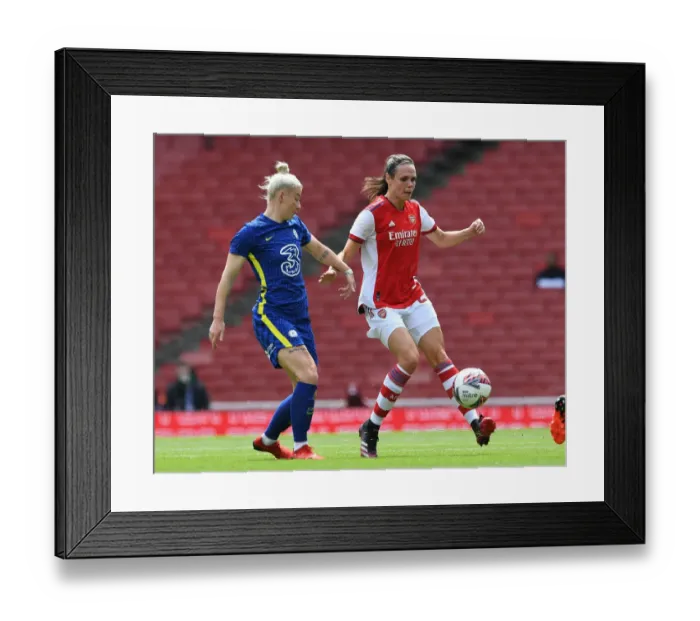 Framed Print : Arsenal vs. Chelsea: Women's Football Rivalry Heats Up at Emirates Stadium Framed Print : Arsenal vs. Chelsea: Women's Football Rivalry Heats Up at Emirates Stadium