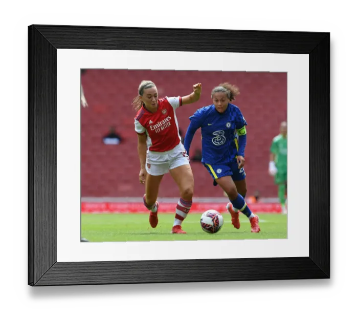 Framed Print : Arsenal vs. Chelsea: McCabe vs. Spence - Mind Series 2021-22 Pre-Season Clash at Emirates Stadium Framed Print : Arsenal vs. Chelsea: McCabe vs. Spence - Mind Series 2021-22 Pre-Season Clash at Emirates Stadium