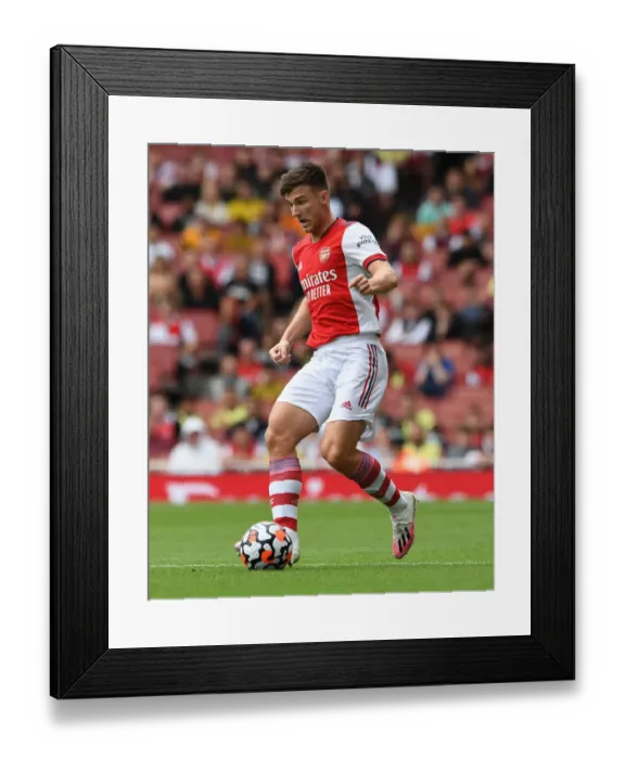 Framed Print : Arsenal's Tierney Stands Out: A Defiant Display against Chelsea in Pre-Season Clash