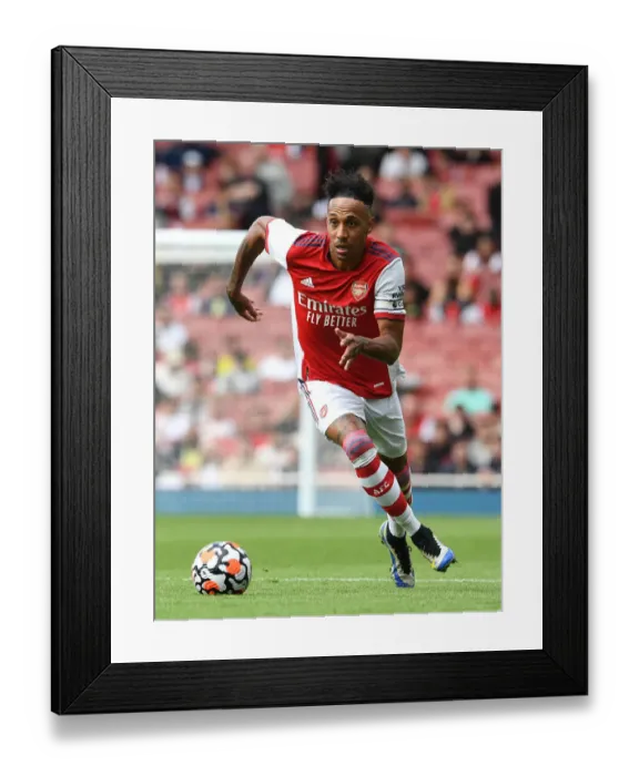 Framed Print : Arsenal's Aubameyang Stars in Determined Display Against Chelsea in Pre-Season Showdown Framed Print : Arsenal's Aubameyang Stars in Determined Display Against Chelsea in Pre-Season Showdown