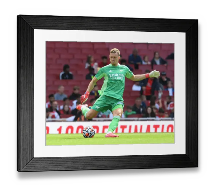 Framed Print : Arsenal vs. Chelsea: The Battle of the Minds - Bernd Leno Focused at Emirates Stadium Framed Print : Arsenal vs. Chelsea: The Battle of the Minds - Bernd Leno Focused at Emirates Stadium