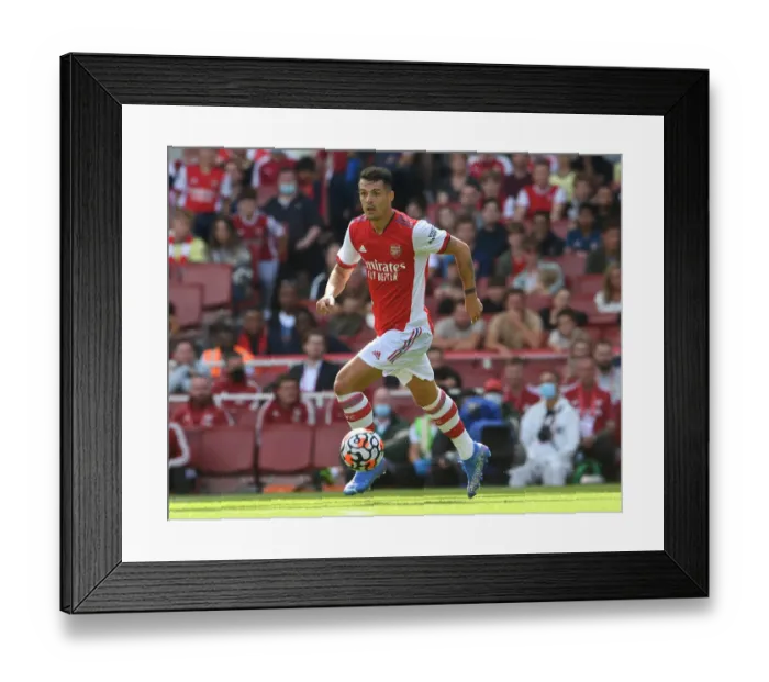 Framed Print : Arsenal vs Chelsea: Xhaka's Determination in Pre-Season Clash at Emirates Stadium Framed Print : Arsenal vs Chelsea: Xhaka's Determination in Pre-Season Clash at Emirates Stadium
