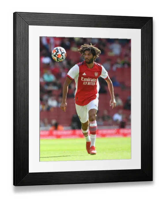 Framed Print : Arsenal vs. Chelsea: Elneny's Focus at the Emirates - Pre-Season Clash 2021-22 Framed Print : Arsenal vs. Chelsea: Elneny's Focus at the Emirates - Pre-Season Clash 2021-22