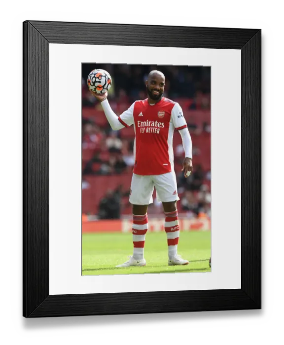 Framed Print : Arsenal vs. Chelsea: Lacazette in Focus - The Pre-Season Clash
