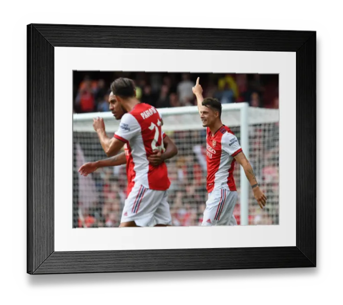 Framed Print : Xhaka Stunner: Arsenal's Thrilling Pre-Season Win Over Chelsea Framed Print : Xhaka Stunner: Arsenal's Thrilling Pre-Season Win Over Chelsea