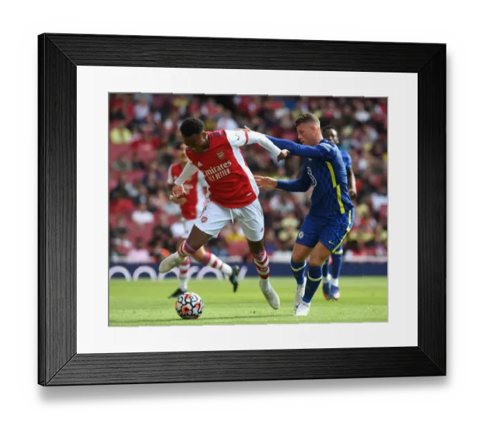 Framed Print : Arsenal vs. Chelsea: Clash of Minds at the Emirates Framed Print : Arsenal vs. Chelsea: Clash of Minds at the Emirates