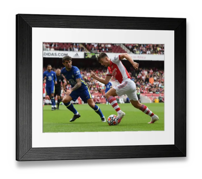 Framed Print : Arsenal vs Chelsea: Tierney vs Pulisic - The Battle of Minds