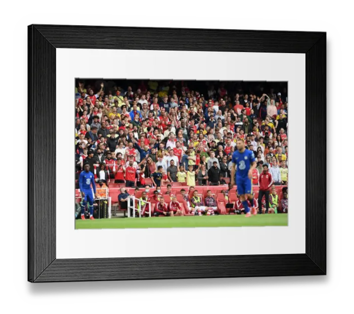 Framed Print : Arsenal Fans React: Heartbreaking 1:2 Defeat to Chelsea at Emirates Stadium Framed Print : Arsenal Fans React: Heartbreaking 1:2 Defeat to Chelsea at Emirates Stadium