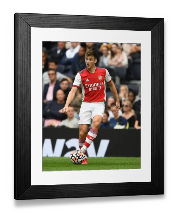 Framed Print : Tierney's Battle at the Turf: Arsenal vs. Tottenham - The London Derby (2021-22)