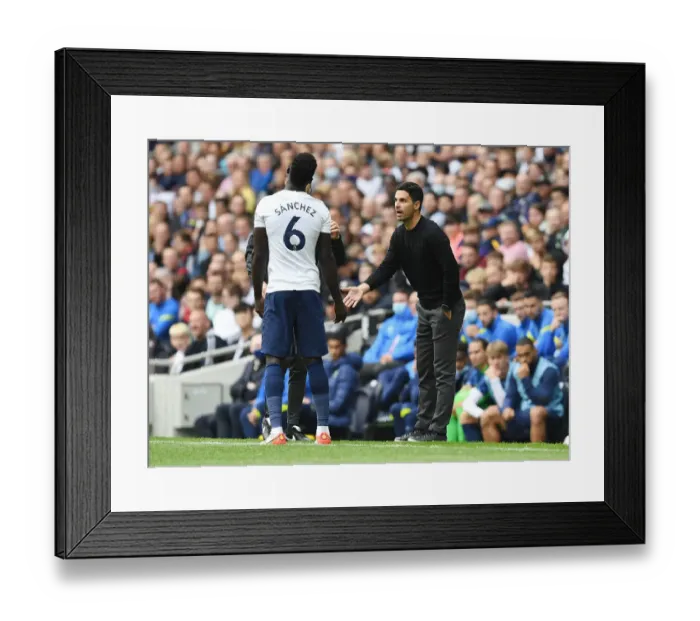 Framed Print : The Intense Rivalry: Arteta vs. Sanchez Clash - Arsenal vs. Tottenham (2021-22) Framed Print : The Intense Rivalry: Arteta vs. Sanchez Clash - Arsenal vs. Tottenham (2021-22)