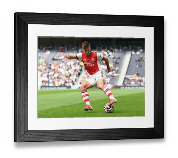 Framed Print : Arsenal's Kieran Tierney: Leading the Gunners to Victory over Tottenham Hotspur Framed Print : Arsenal's Kieran Tierney: Leading the Gunners to Victory over Tottenham Hotspur