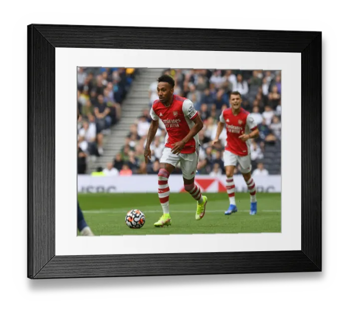 Framed Print : The Derby Showdown: Aubameyang's Battle at the New Stadium - Arsenal vs. Tottenham (2021-22) Framed Print : The Derby Showdown: Aubameyang's Battle at the New Stadium - Arsenal vs. Tottenham (2021-22)