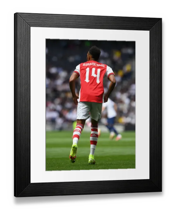 Framed Print : Aubameyang vs. Tottenham: The Mind Series Showdown at the New Stadium - Arsenal's Star Forward Clashes with Spurs in London's Premier Football Rivalry Framed Print : Aubameyang vs. Tottenham: The Mind Series Showdown at the New Stadium - Arsenal's Star Forward Clashes with Spurs in London's Premier Football Rivalry