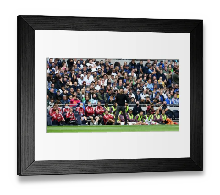 Framed Print : Mikel Arteta at Tottenham Stadium: Arsenal vs. Tottenham Hotspur in The Mind Series 2021-22 Framed Print : Mikel Arteta at Tottenham Stadium: Arsenal vs. Tottenham Hotspur in The Mind Series 2021-22