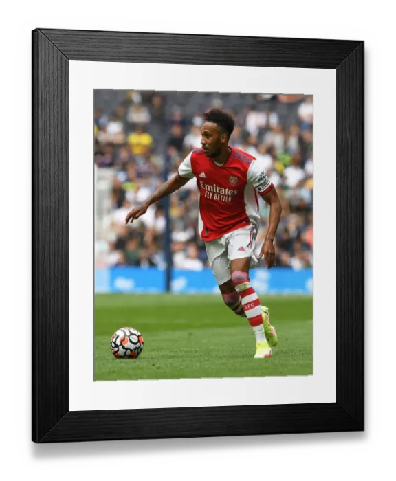 Framed Print : Arsenal vs. Tottenham: Aubameyang's Showdown at New Tottenham Stadium (2021-22) Framed Print : Arsenal vs. Tottenham: Aubameyang's Showdown at New Tottenham Stadium (2021-22)