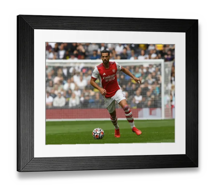 Framed Print : Clash of London Rivals: Pablo Mari in Action - Tottenham vs. Arsenal