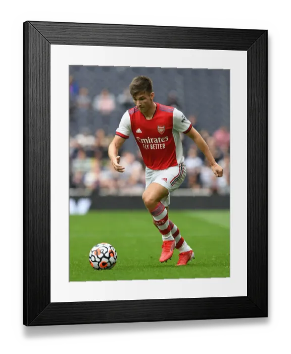 Framed Print : Tierney's Battle: Tottenham vs Arsenal - London's Intense Football Rivalry