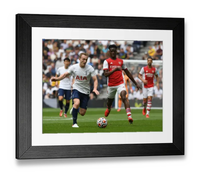 Framed Print : Clash of Minds: Lokonga vs. Skipp - Tottenham vs. Arsenal Football Rivalry Framed Print : Clash of Minds: Lokonga vs. Skipp - Tottenham vs. Arsenal Football Rivalry