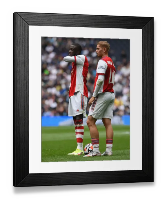 Framed Print : Tottenham vs Arsenal: The Mind Series Clash - Pepe and Smith Rowe Face Off Framed Print : Tottenham vs Arsenal: The Mind Series Clash - Pepe and Smith Rowe Face Off