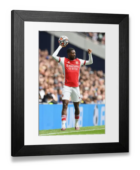 Framed Print : Battle of London: Tottenham Hotspur vs. Arsenal - The Mind Series: Ainsley Maitland-Niles in Action