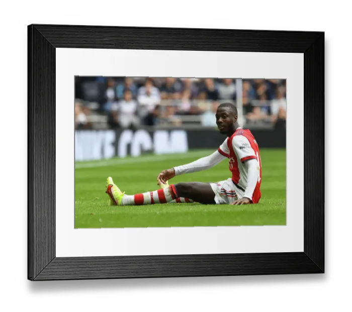 Framed Print : Pepe Shines: Tottenham vs Arsenal Showdown in The Mind Series