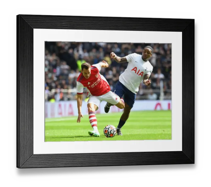 Framed Print : Capital Rivalry: Tottenham vs. Arsenal in the 2021-22 Mind Series