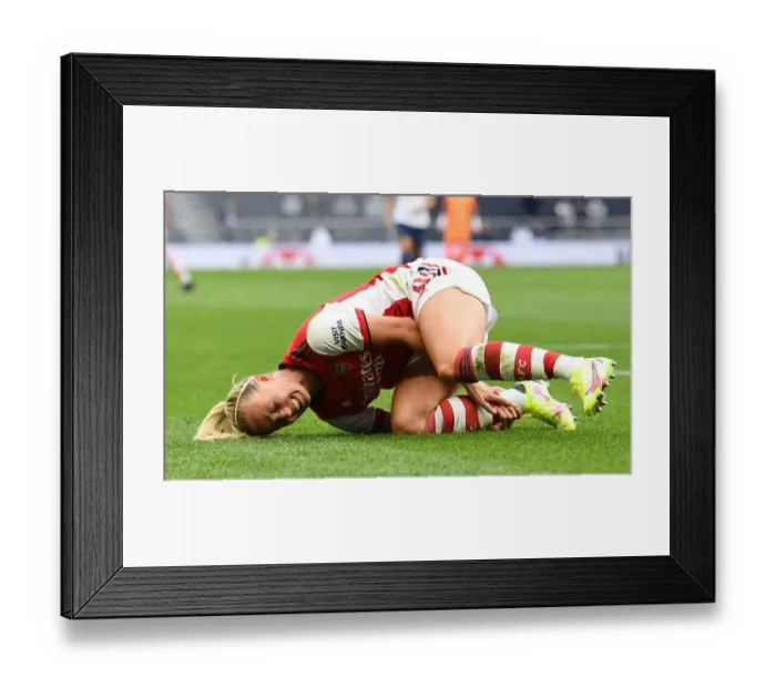 Framed Print : Arsenal's Beth Mead Suffers Ankle Injury in Tottenham Women's MIND Series Clash Framed Print : Arsenal's Beth Mead Suffers Ankle Injury in Tottenham Women's MIND Series Clash