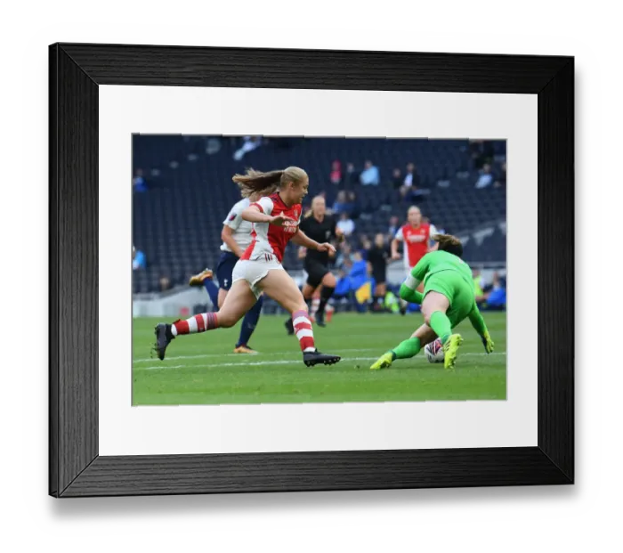 Framed Print : MIND Series: Freya Jupp of Arsenal Clashes with Tinja-Riikka Korpela of Tottenham Women in London