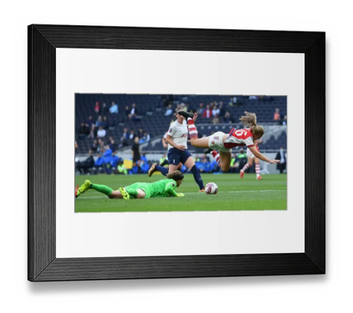 Framed Print : MIND Series: Freya Jupp of Arsenal vs. Tinja-Riikka Korpela of Tottenham Women's Football Framed Print : MIND Series: Freya Jupp of Arsenal vs. Tinja-Riikka Korpela of Tottenham Women's Football
