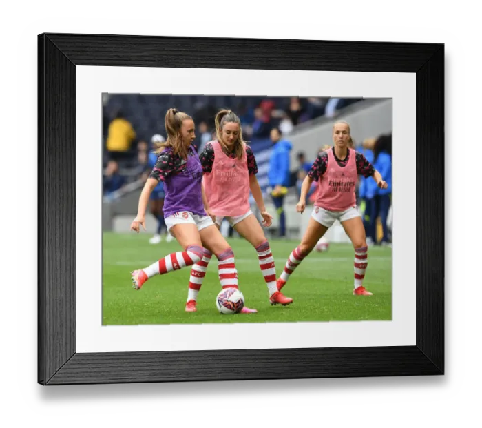 Framed Print : Arsenal Women Prepare for Tottenham Showdown in MIND Series Match
