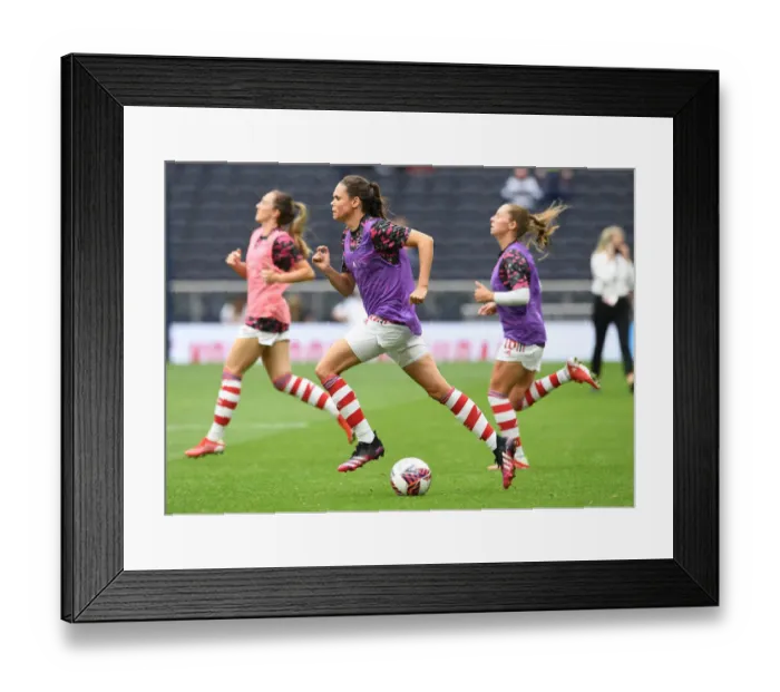Framed Print : Arsenal Women Prepare for Showdown against Tottenham in MIND Series Match