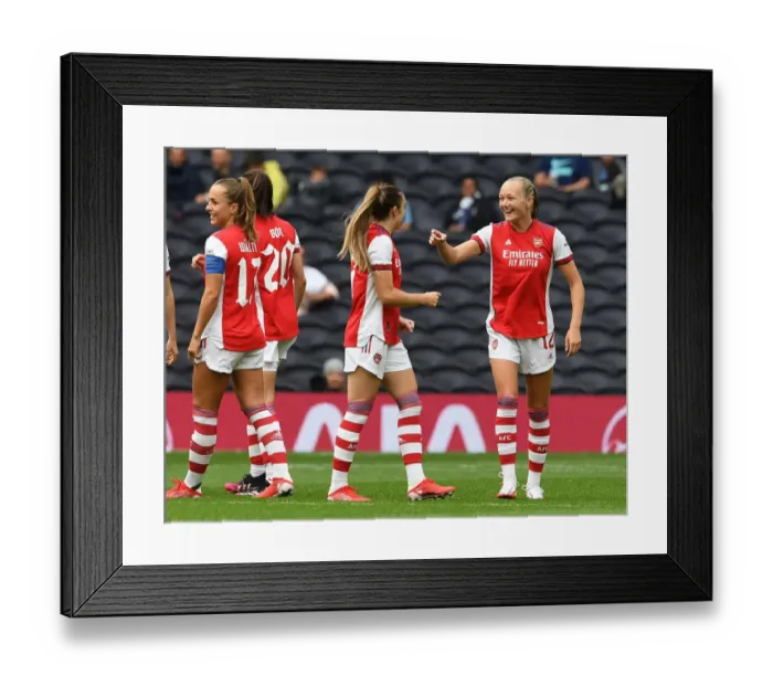Framed Print : Arsenal Women Face Tottenham Hotspur Women in MIND Series Clash