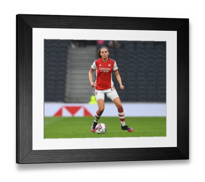 Framed Print : MIND Series: Simone Boye of Arsenal Faces Off Against Tottenham Hotspur Women