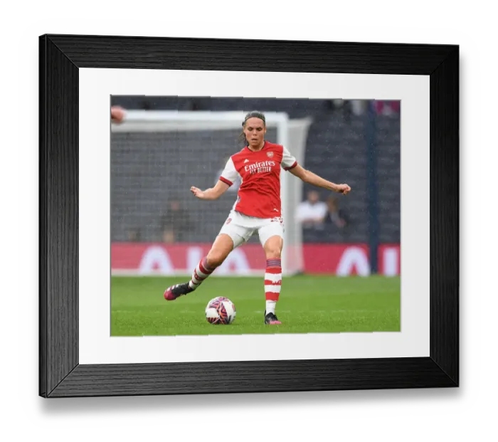 Framed Print : Arsenal's Simone Boye Faces Off Against Tottenham Hotspur in Exciting MIND Series Clash Framed Print : Arsenal's Simone Boye Faces Off Against Tottenham Hotspur in Exciting MIND Series Clash