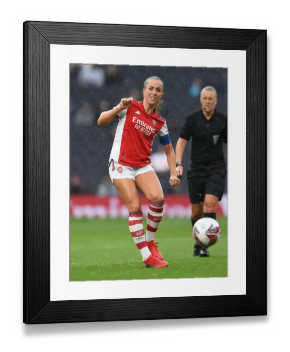 Framed Print : Arsenal's Lia Walti Goes Head-to-Head with Tottenham Hotspur in Intense Women's Football Clash Framed Print : Arsenal's Lia Walti Goes Head-to-Head with Tottenham Hotspur in Intense Women's Football Clash