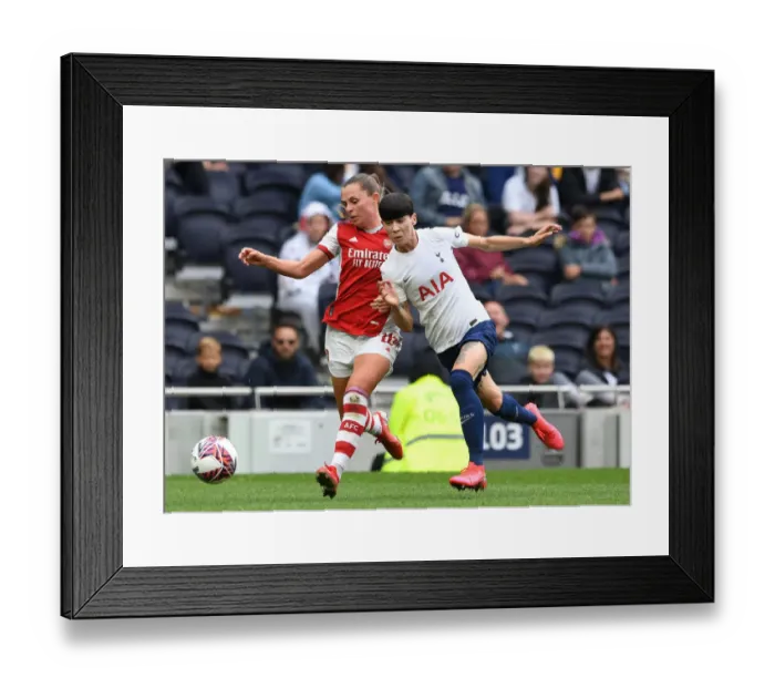 Framed Print : Battle of the Minds: Arsenal Women vs. Tottenham Hotspur Women - MIND Series 2021-22