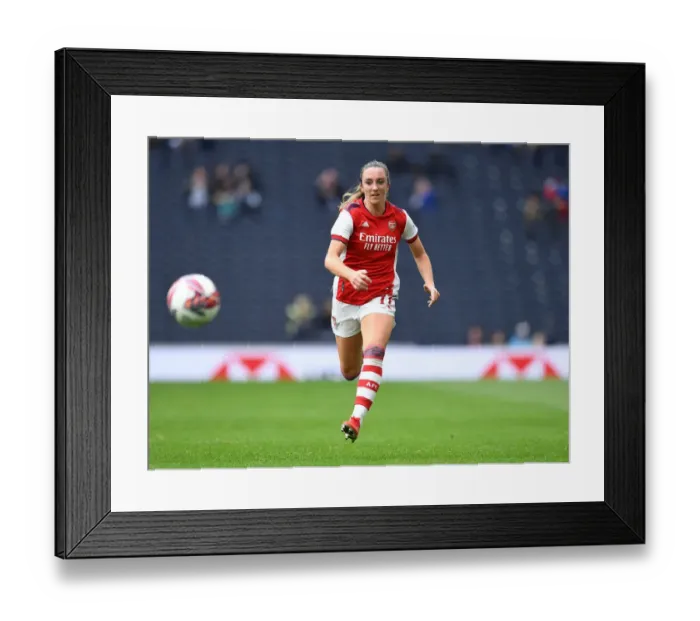 Framed Print : MIND Series: Tottenham Hotspur Women vs. Arsenal Women - Lisa Evans in Action