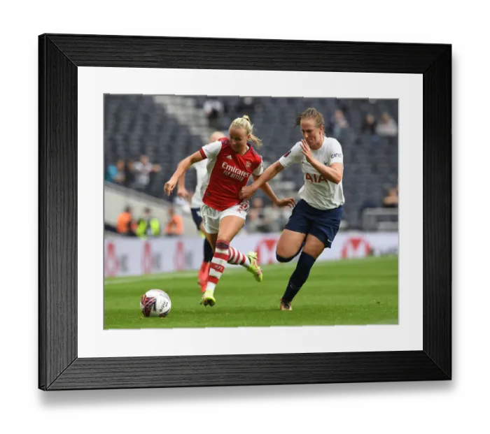 Framed Print : Clash of Talents: Mead vs Harrop in the MIND Series - Arsenal Women vs Tottenham Hotspur Women Framed Print : Clash of Talents: Mead vs Harrop in the MIND Series - Arsenal Women vs Tottenham Hotspur Women