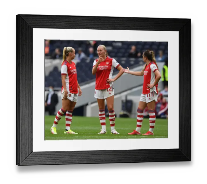 Framed Print : Arsenal Women's Squad Unites at Tottenham Stadium: Behind the Scenes of the MIND Series Match Framed Print : Arsenal Women's Squad Unites at Tottenham Stadium: Behind the Scenes of the MIND Series Match