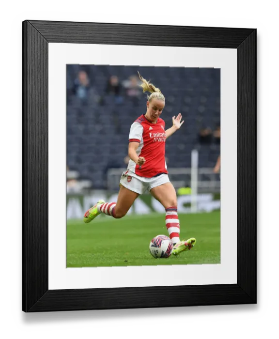 Framed Print : Arsenal's Beth Mead Goes Head-to-Head: Arsenal Women vs. Tottenham Women's Football Showdown